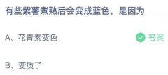 煮熟|有些紫薯煮熟后会变成蓝色是因为什么 很多用户还不知道答案